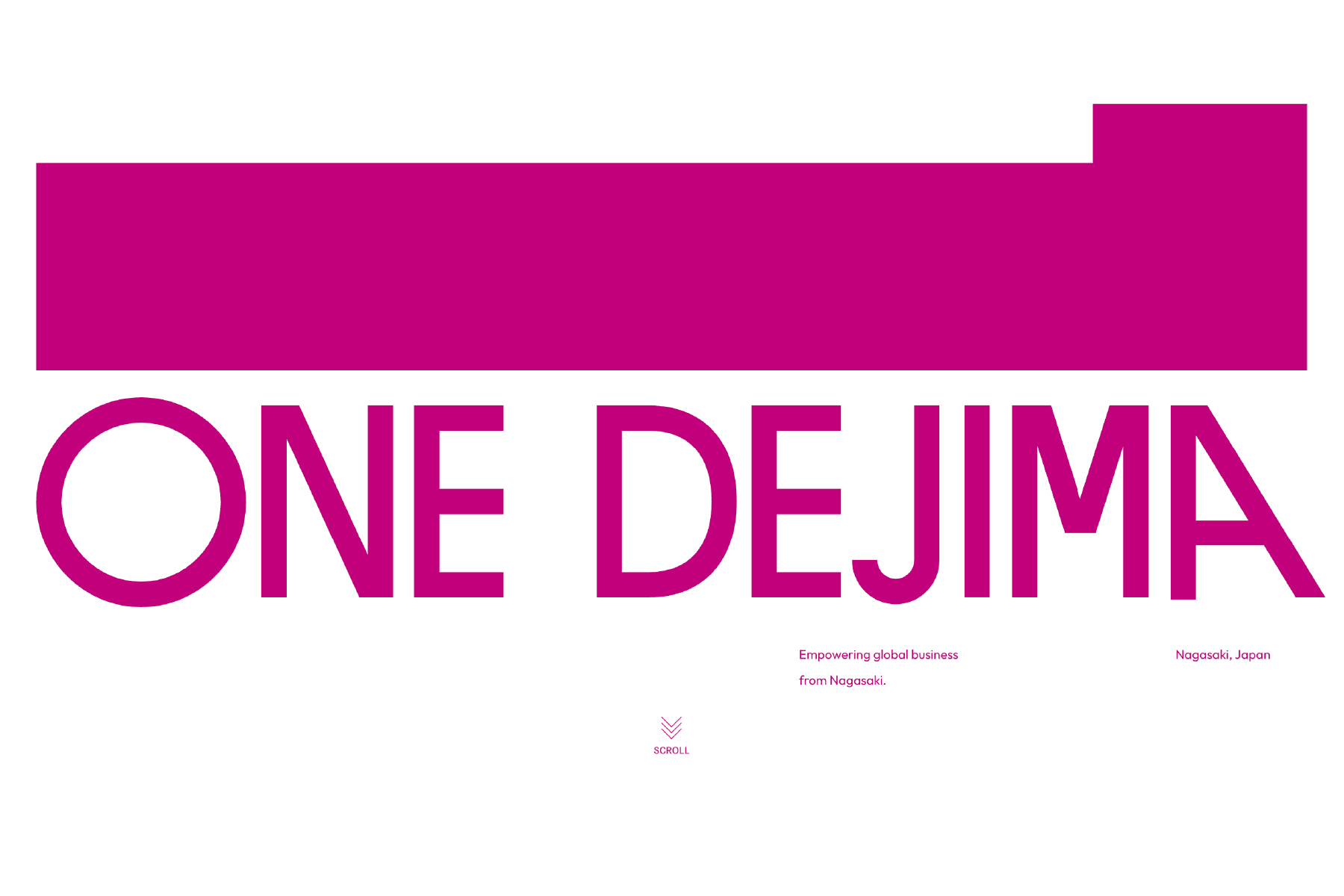 ONE DEJIMA　WEBサイト